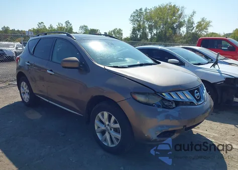 2011 Nissan Murano Sl z USA, uszkodzony, nr VIN JN8AZ1MW9BW168044